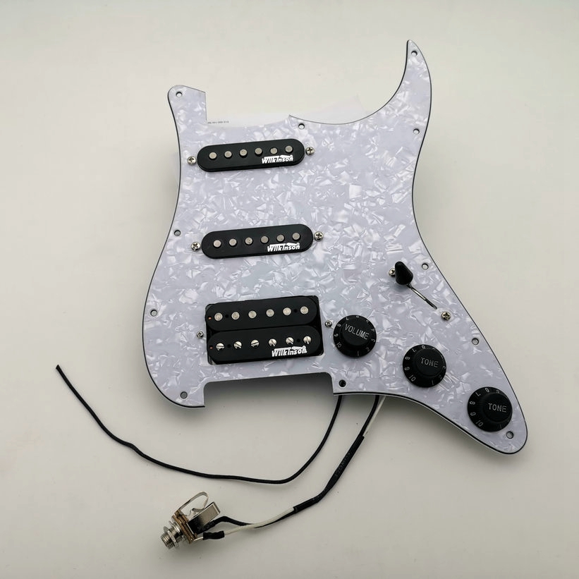 Guitar Pickups Alnico5 Pickups SSH Pickgard Pickups Line assembly Black Set-image-586118367