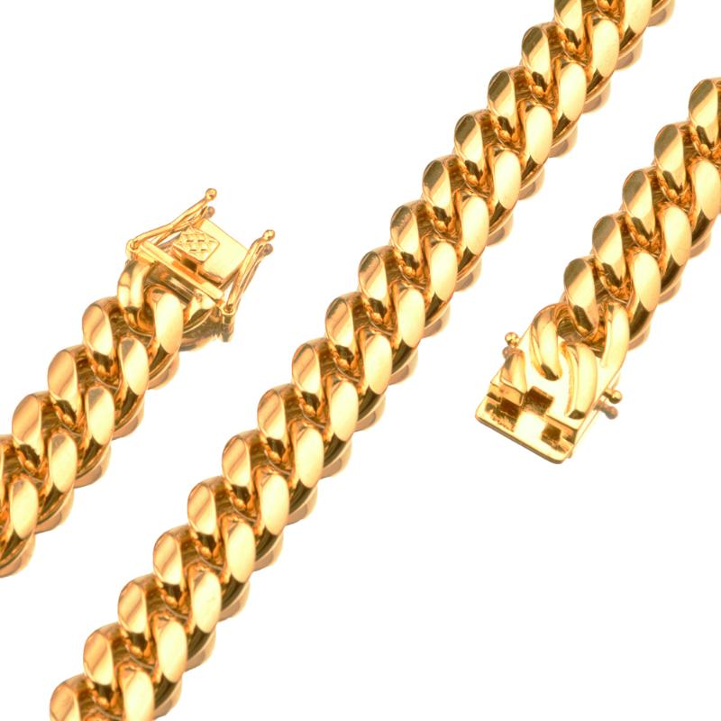 

Granny Chic 7-40 Inches Miami Curb Cuban Link Chain For Men 14mm Wide Necklace Or Bracelet Jewelry Trendy Stainless Steel Gold