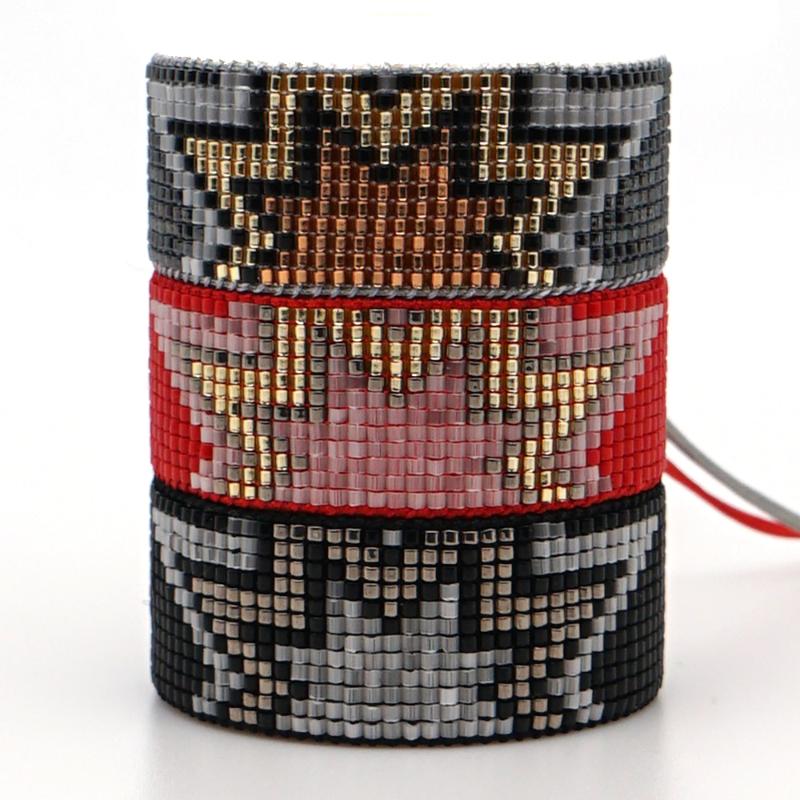 

SHINUSBOHOPulseras Mujer Moda 2020 MIYUKI Classic Bracelet Women Men's Delica Insta Jewelry Handmade Weaving Machine Beads