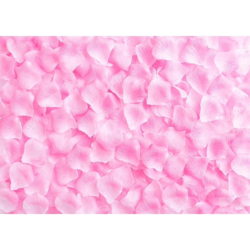 

Photo Backgrounds Pink Petals Custom Vinyl Cloth Photography Backdrops for Wedding Lovers Valentine's Day Photocall Photobooth