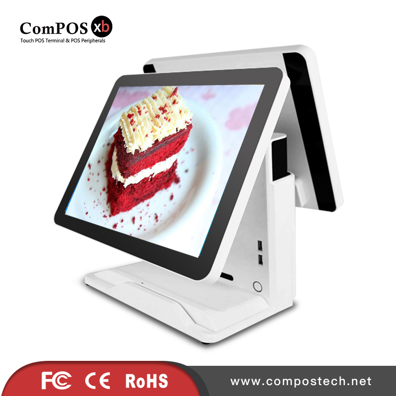 

Windows Terminal Dual Screen Point of sale touch Systems For Retail Store