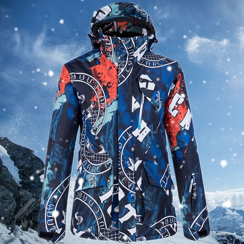 

Outdoor Ski Jacket Men' Winter Waterproof Windproof Thicken Warm Snow Snowboarding Coat Man Thermal Skiing Jacket GCC049, A jacket