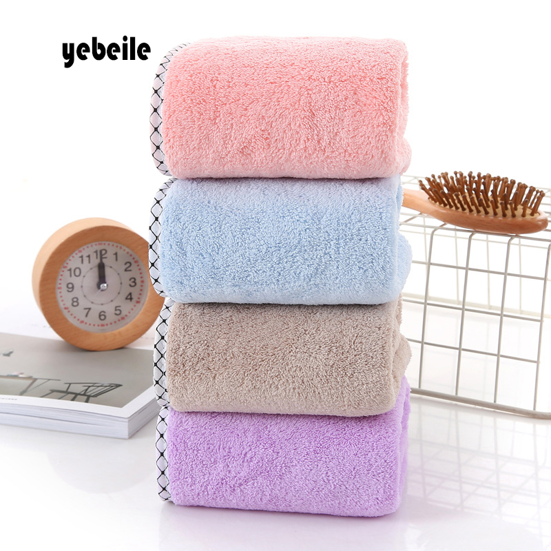 

Coral fleece dry hair towel soft absorption Bathroom Microfiber Towel Quickly Dry Hair 25*65cm sneldrogende haar handdoeK, Pink