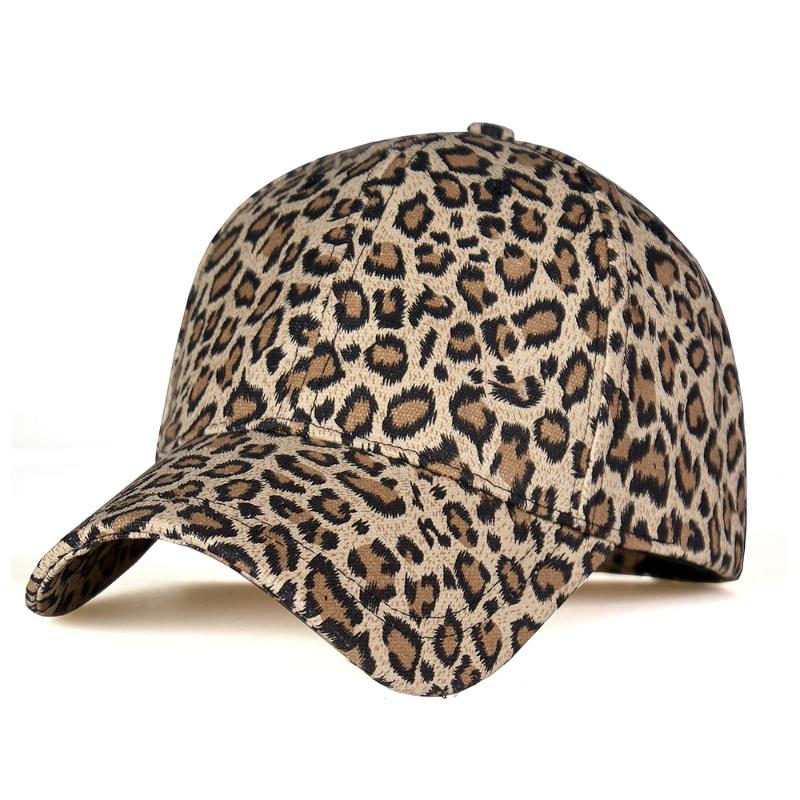 

New Fashion Leopard Print Baseball Caps for women Men Brand Cowboy Hats Outdoor Sun Beach Snapbacks Bone Chapeu Female, Gold