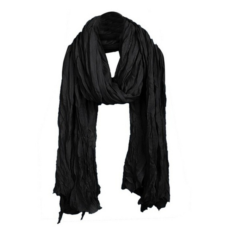 

Women Lady Retro Bohemian Soft Large Beach HolidayTravellingShawl Scarf Scarf Cotton and Linen Crinkle Long Shawl for Wome