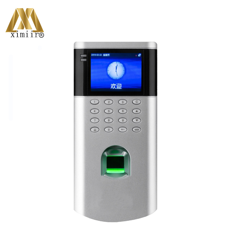 

Free Shipping ZK Biometric Fingerprint Access Control System With Keypad F200 Time Attendance USB Time Recording
