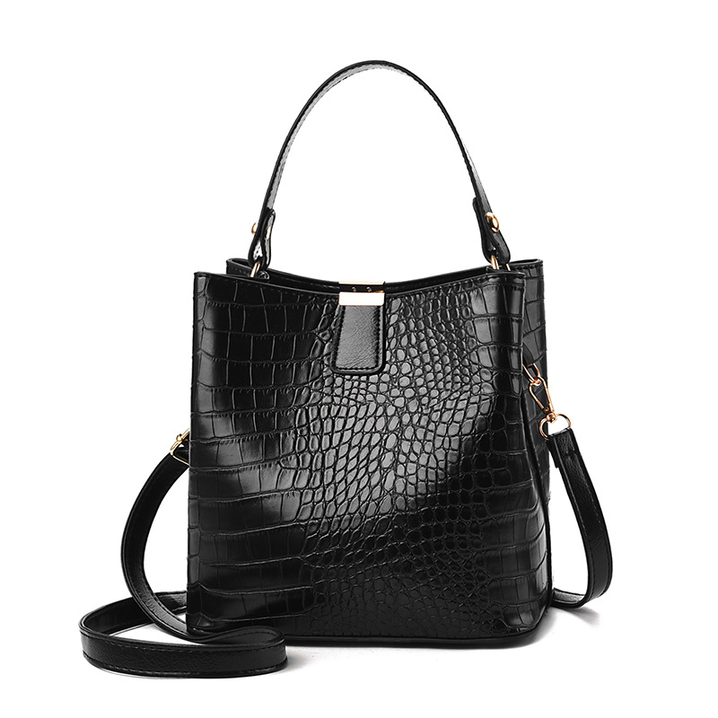 

2020 Crossbody Bags For Women Bag Fashion Casual Crocodile Pattern Handbag Cool Women Shoulder Bag Ladies Wallet, Black
