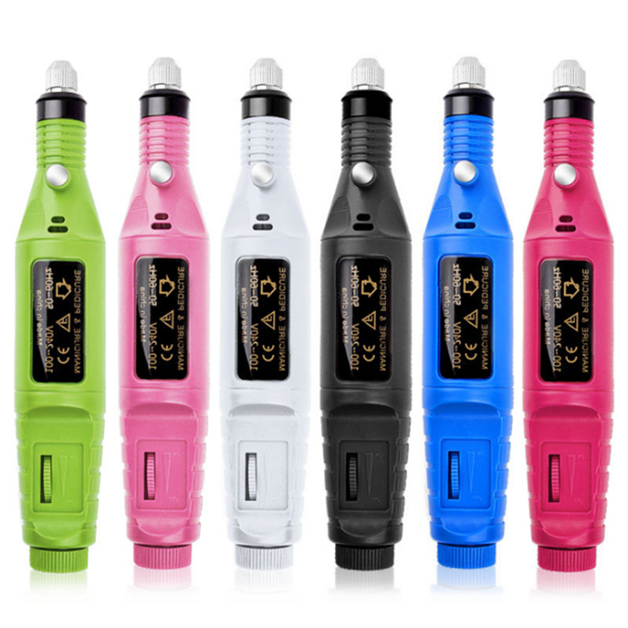 

Electric Manicure Set Pedicure Cutters Tool Nail Drill Bit Milling Machine Nail Art Files Polisher Electric Manicure Set Manicura Eléctrica