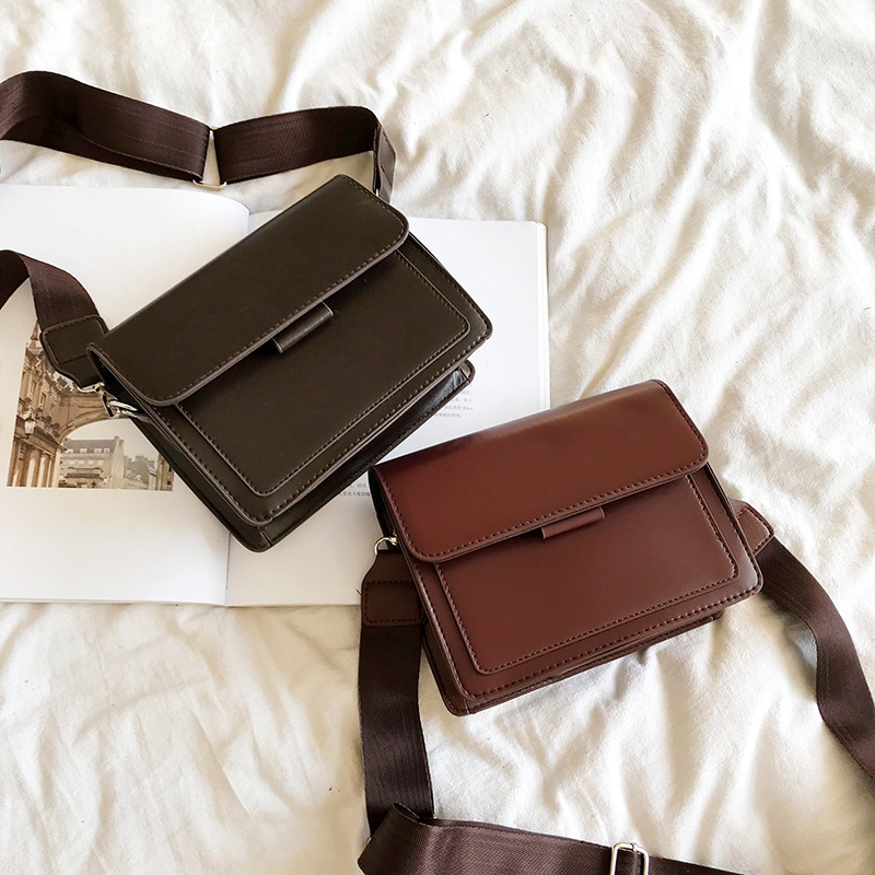 

Fashion Women Bag Mini Leather Crossbody Bags Messenger Bag Lady Over The Shoulder Travel Purses And Flap Handbags Clutches, Coffee