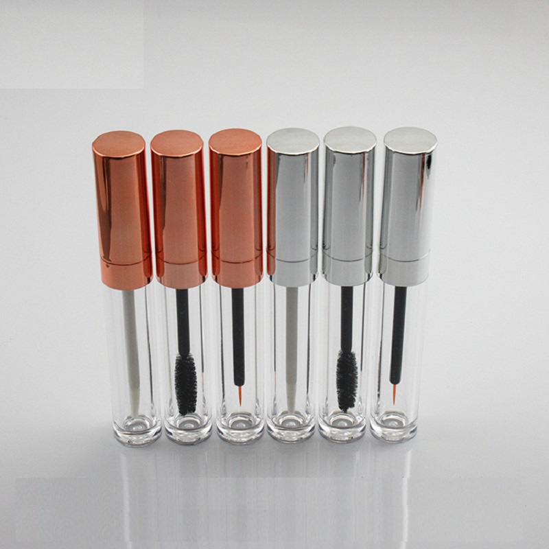 

6 ML Lip Gloss Container Empty Rose Gold Silver Cosmetic Container Mascara Eyeliner Liquid Tube Makeup Lipgloss Tube Packaging