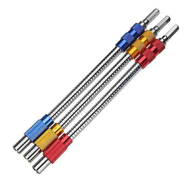 

200mm Universal Metal Flexible Shaft Extension Rod Drill Bits Connecting Rod Multi-angle Electric Screwdriver Hose