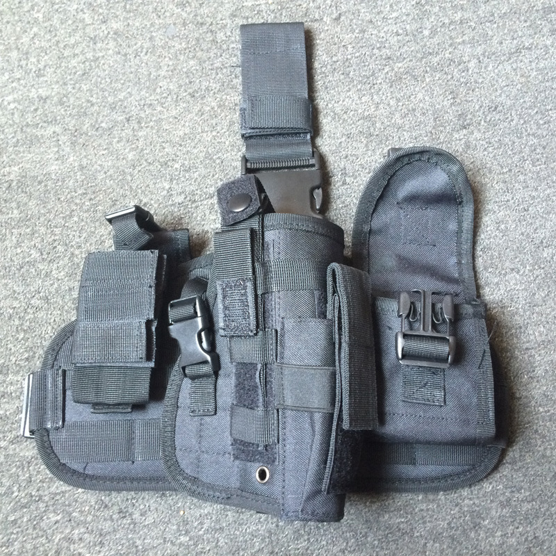 

Mountaineering Tactical Belt Bag Legging Molle Accessories Pannier Training Combination Warehouse Set, Sky blue