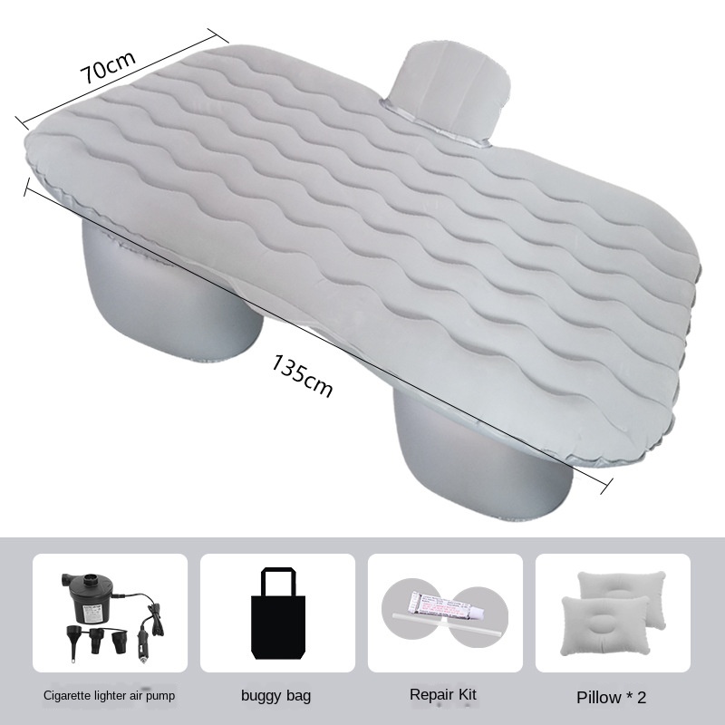 

Automotive Air Inflatable Mattress Car Travel Bed Camping Sofa Rear Seat Rest Cushion Rest Sleeping pad With pump Universal