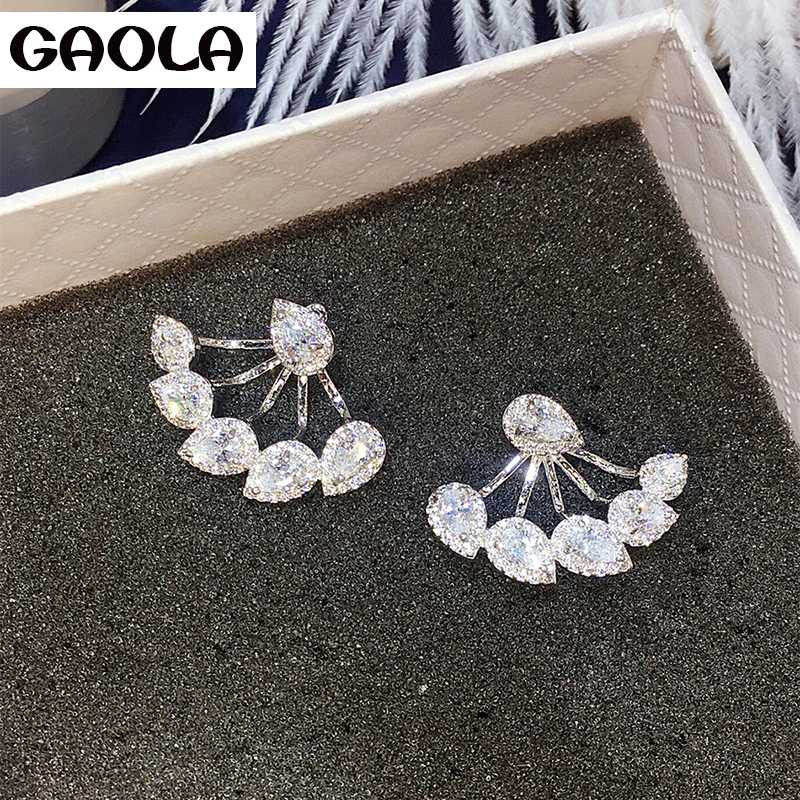 

GAOLA Trendy Brand Cubic Zirconia Horse Eye Stud Earrings For Women GLE6153