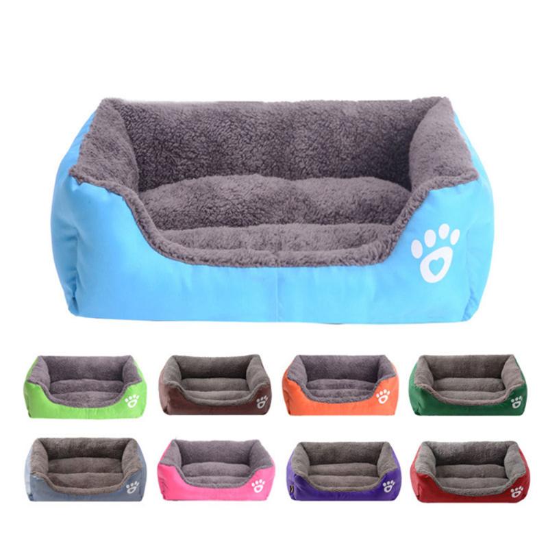 

Fashion Multi-color Waterproof Pet house Beds for Large Dogs Super Soft Kennel for Puppy Cat House Sleeping Bag Worm Nest DGWB02, Blue