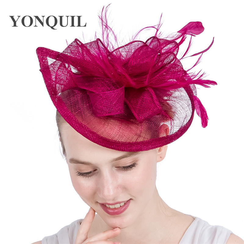 

NEW Arrival Hats for women headbands races kentucky derby fascinator party hat feather fascinator headband DIY millinery craft SYF157