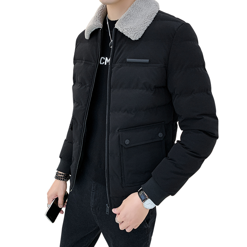 

Januarysnow 2020 Winter Jacket Men Cotton Padded Warm Coat 2020 Casual Mens Jackets and Coats Male Street Outwear Thick Parkas, Black