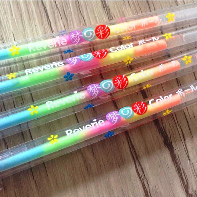 

30pcs/lot Cute Rainbow Watercolor pen colorful gel pens Writing Office School Supplies Stationery For Kids wholesale