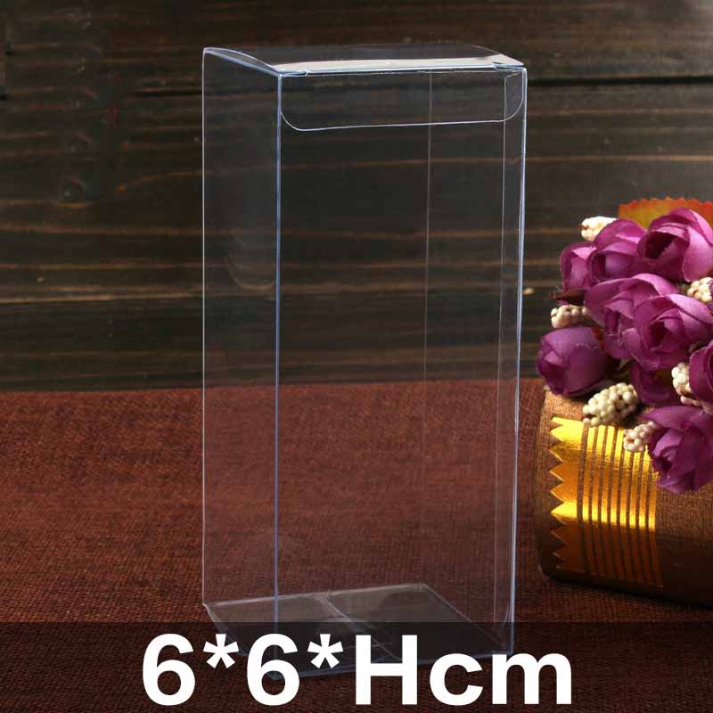 

20pcs /lot 9 kinds of pvc 2020 popular product new Rectangular creative transparent multi- packaging box toy decoration box