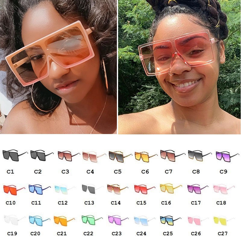 

Black Shades for Women Wholesale Square Sunglasses Women 2020 Retro oversized Glasses Bulk Big Sunglasses Female Goggle UV400