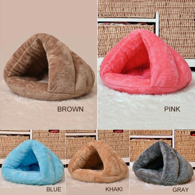 

Cat Bed Pet Dog Cat Cave Igloo Bed Basket House Kitten Soft Cozy Indoor Cushion Kennel