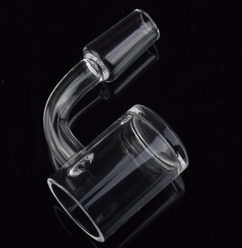 

4mm Clear Bottom Flat Top 45&90 Degree Quartz Banger Nail 10mm 14mm 18mm Domeless Quartz Nail for Bong Dab Rigs