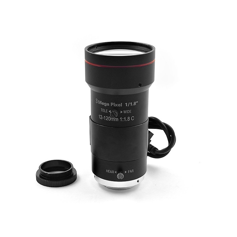 

Machine vision telephoto 12-120mm industrial lens 1/1.8 inch HD Auto iris FA zoom low distortion C-port CCTV lens