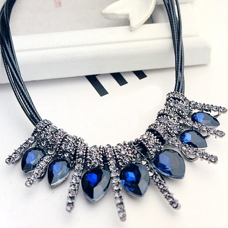 

Alloy Jewelry Gift Charming Portable Club Party Collarbone Decoration Accessories Women Necklace