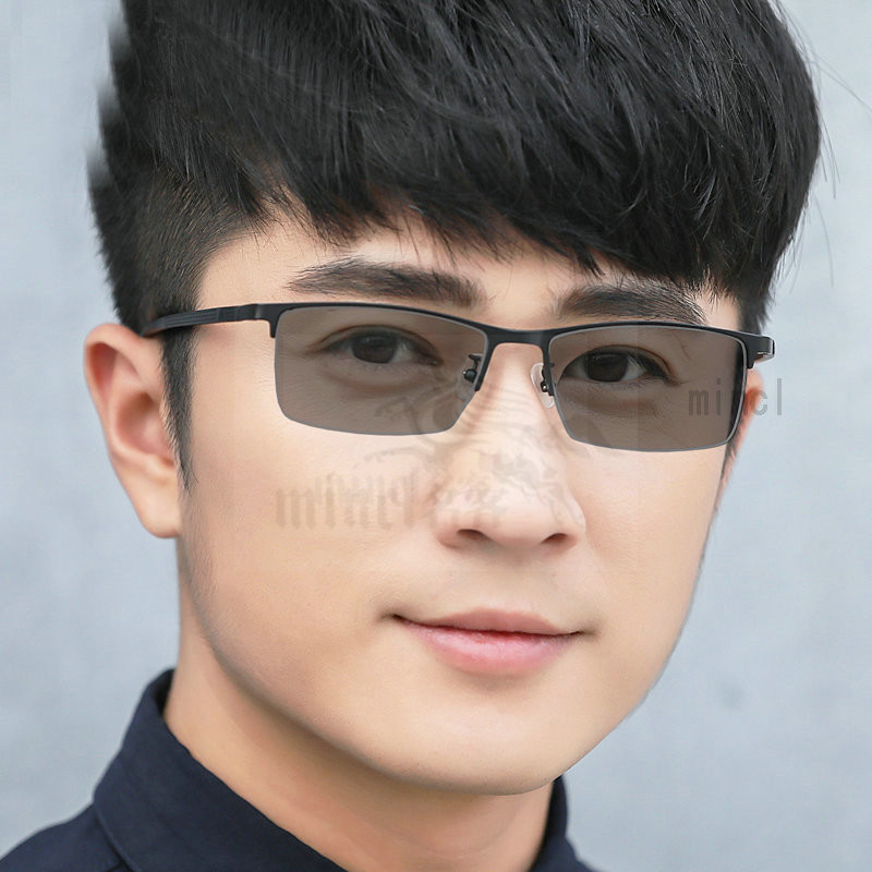 

Men Square Metal Reading Glasses Photochromic Retro Business Hyperopia Prescription Eyeglasses Male Feamale FML