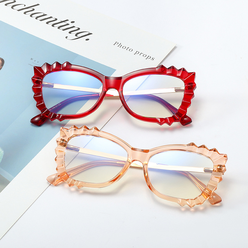 

Blue Light Blocking Glasses Frame Small Round Eyewear Students Anti-Blue Light Plain Reading Glasses Classic Retro Eyewear FML