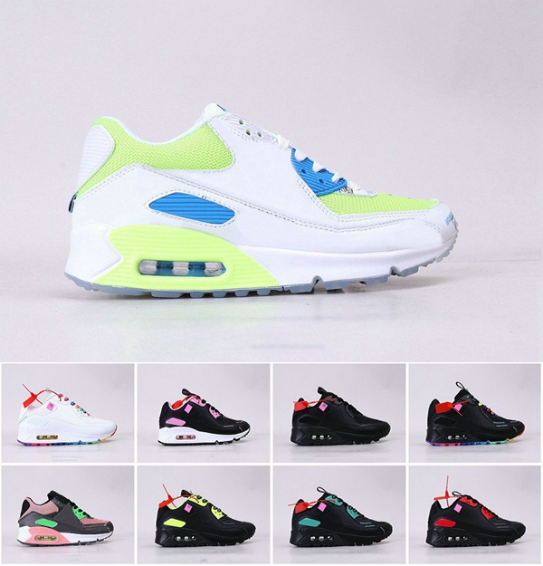 

New 2020 Running 90s SE Worldwide Galaxy Laser Blue Camo Infrared Triple Black Chaussures Essential Outdoor Air Shoes Sports US Size 5.5-11