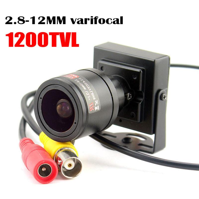 

1000tvl Varifocal Lens Mini Camera 2.8-12mm Adjustable Lens Security Surveillance CCTV Camera Car Overtaking