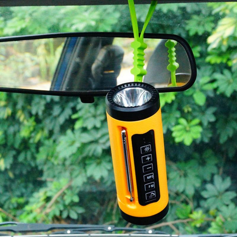 

4000mAh Battery Long Using Life Wireless Outdoor Bluetooth Audio Speaker Waterproof Plug-in Vehicle Car Music Radio TF Supported