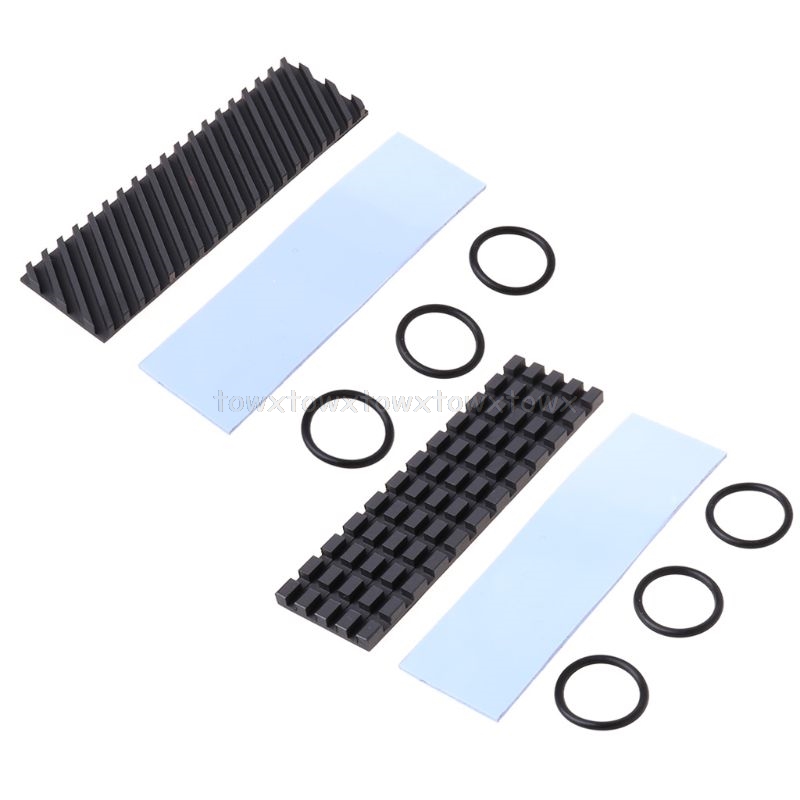 

Pure Copper Graphene Heatsink M.2 Heat Sink Thermal Pad Cooler for NGFF 2280 PCI-E NVME SSD N15 19 Dropship