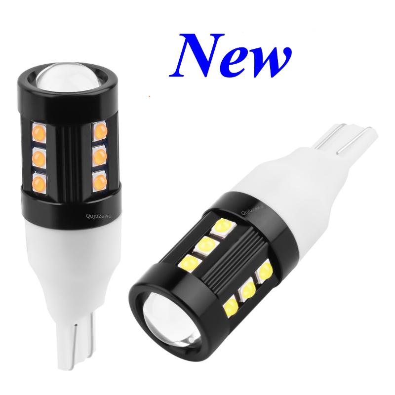 

2PCS T15 W16W WY16W Super Bright 1200Lm LED Car Tail Brake Bulbs Turn Signals Auto Rear Reverse Lamps Daytime Running Lights, As pic