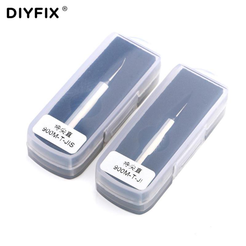 

DIYFIX Soldering Iron Tips 900m-T-JI 900m-T-JIS Lead-free Solder Iron Head Tips 0.15mm BGA Welding Soldering Rework Tool Set