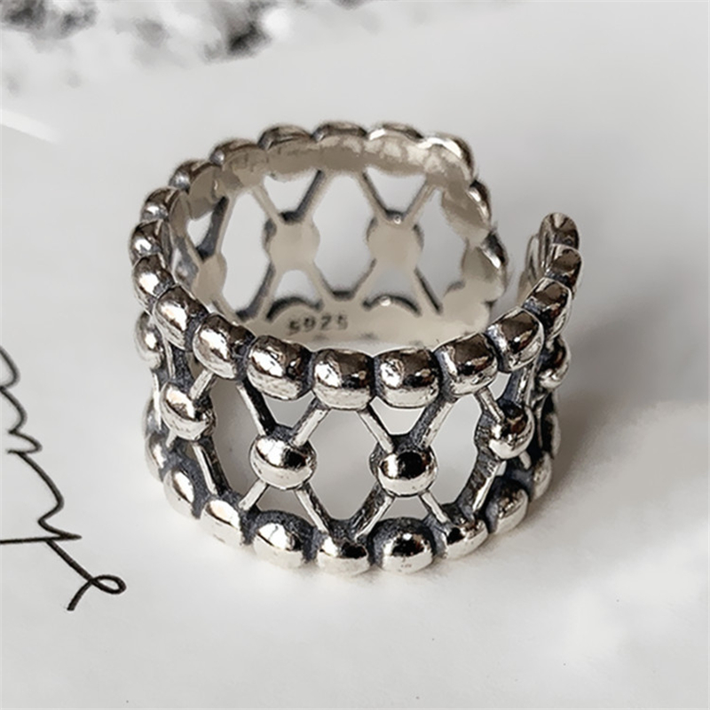 

Wholesale Jewelry Alibaba Express Female Accessories Vintage Woman Rings Large Big Real Rings High Quality