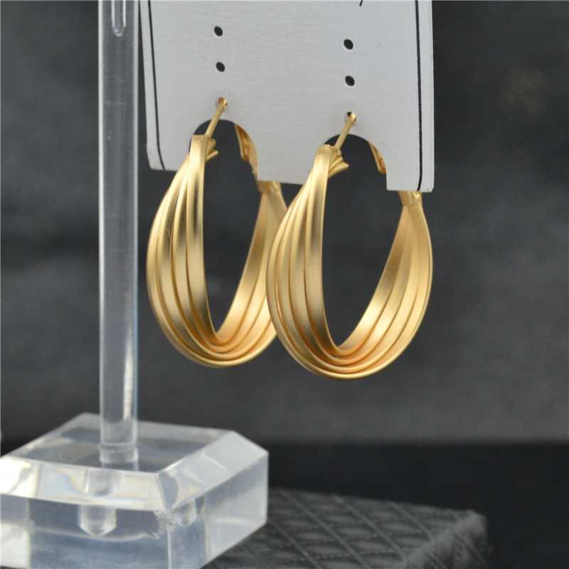 

Hoop Earrings for women Magold Circle Fashion Jewellery Accessories exaggerated personality Wholesale Young Ladies Earring