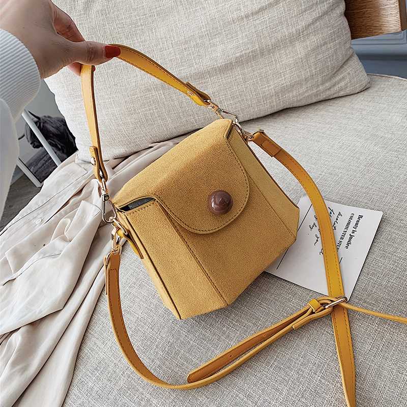 

Solid Color Scrub Leather Mini Crossbody Bags For Women 2020 Shoulder Messenger Bag Lady Totes Handbags and Purses, Black