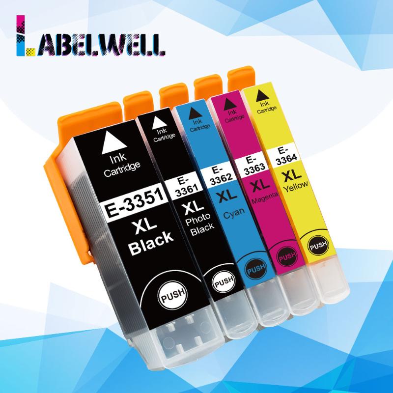 

Labelwell 33XL Ink Cartridge 33 xl T3351 T3361 Compatible for XP-530 XP-630 XP-830 XP-635 XP-540 XP-640 XP-645 Printer