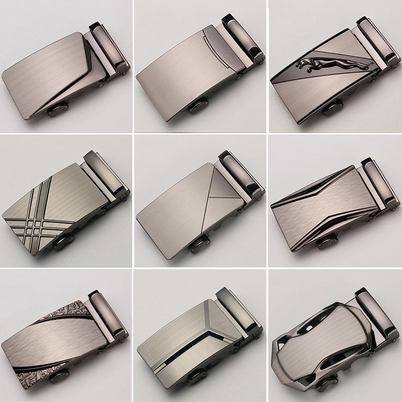 

30 Style Automatic Buckle Heads For Automatic Belts Mens Leather Belt Straps Men Jeans Belt Genuine Leather Buckle Cinto, Black