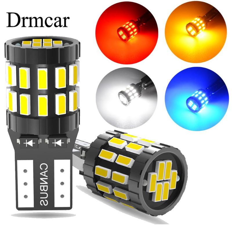 

2X T10 Car LED Auto Lamp W5W 194 Canbus Bulb for Car Parking Position Lights Interior Light Clearance Parking Light, As pic