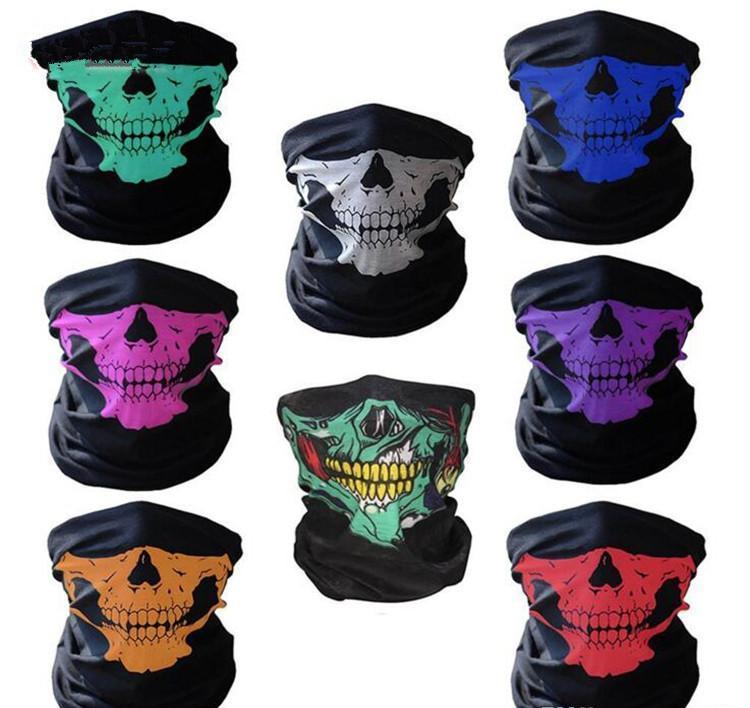 Protector Head Skull Full Bandanas 10styles Hood Motorcycle Face Party Mask Outdoor Face Neck Sports Mask Bicycle New Cosplay Masks JFuOF