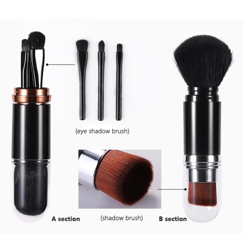 

1PC Pro Double Headed Cosmetic Brushes Blush Powder Brush Eye Shadow Applicator Makeup Brushes