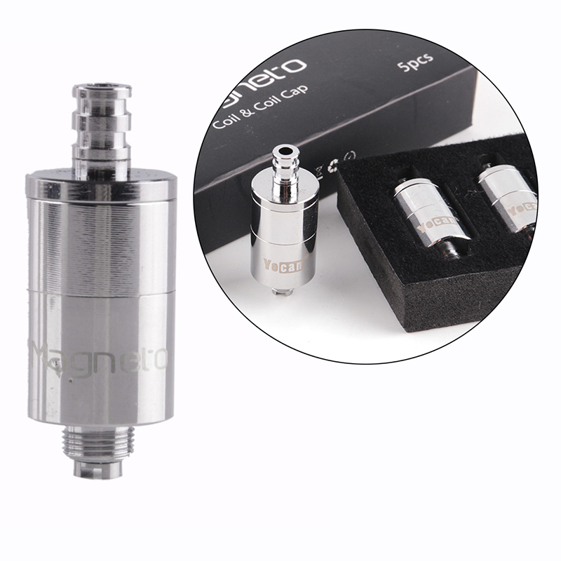

100% Original Ceramic Coil Head For Yocan Magneto startet Kits Wax Pen Kits With Magneto Connection & Dab Tool Yocan Magneto vape pen