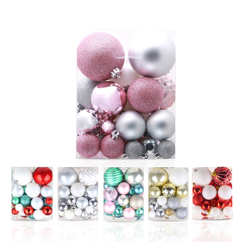 

50 Pcs Hristmas Tree Decor Ball Ornaments Shatterproof Home Christmas Decorations Tree Balls New