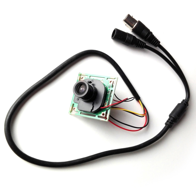 

REDEAGLE 700tvl CMOS color CCTV mini Camera PCB Board Module with Lens IR CUT Filter 5 Core Cable