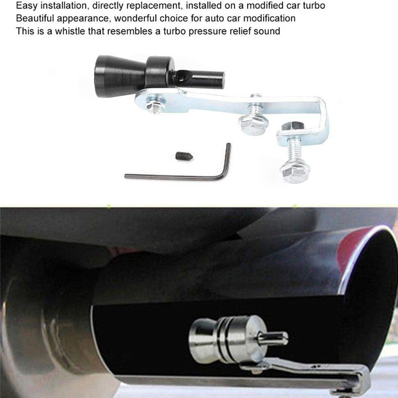 

S Size Car Auto Exhaust Sound Whistle Maker Turbo Exhaust Pipe Oversized Roar Maker Pipe Loud Whistle Sound Make