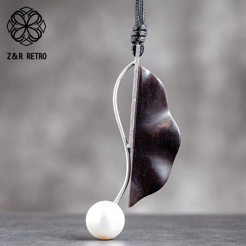 

Leaf Decoration Long Woman Necklaces Costume Bead Jewelry Accessory Women Accessories Bohemian Pendants for Valentine's Day Gift