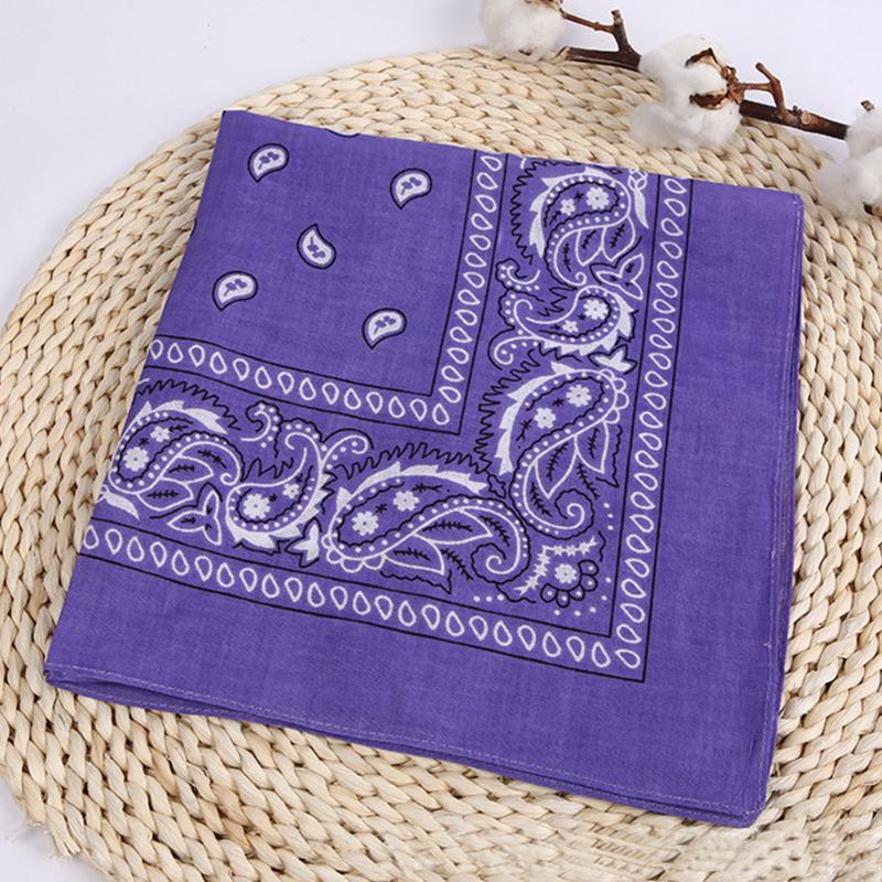 

Cotton Wristband Square Towel Hip Hop Style Outdoor Riding Head Wrap Multifunctional Neck Scarf Handkerchief Printing